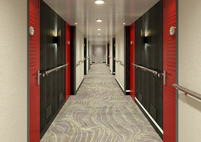The planned interior design scheme of the Magellan Discoverer