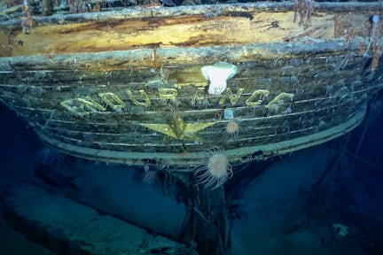 Wreck of Shackleton's ship Endurance beneath the Weddell Sea
