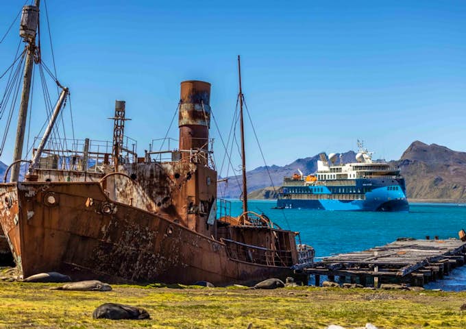 Ocean Victory, Antarctic vessel, South Georgia 