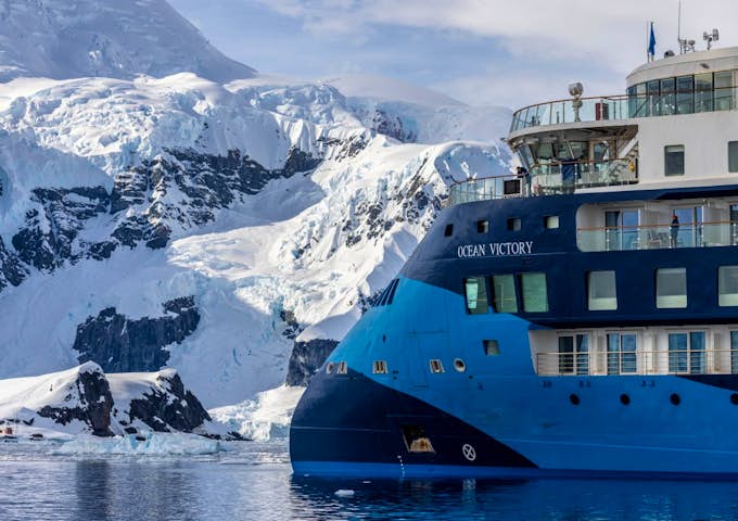 Ocean Victory, Antarctic vessel, Paradise Bay, Antarctica