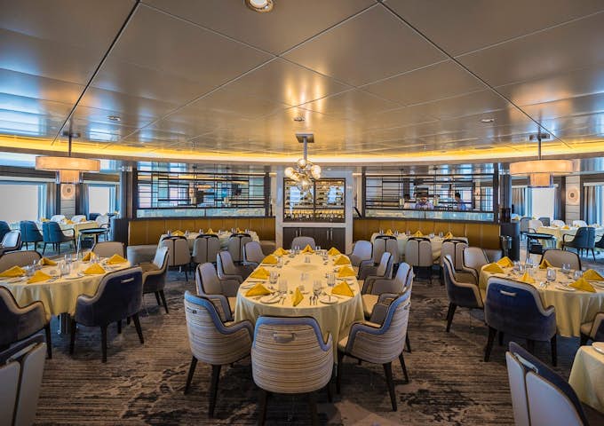 Dining room on the Sylvia Earle