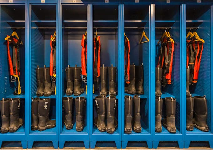 Mudroom on the Sylvia Earle
