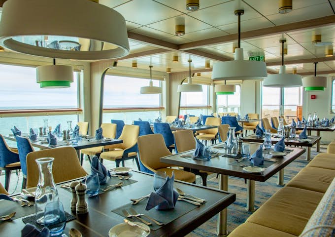 The Rockhopper Restaurant on the Sylvia Earle