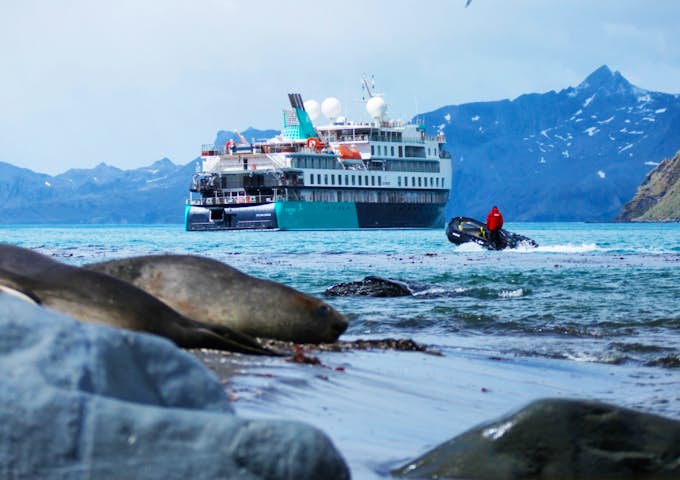 Sylvia Earle - Antarctic Vessel, Gold Harbour, Antarctica