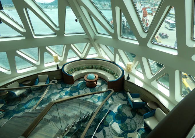 Atrium space on Sylvia Earle, Antarctic Vessel