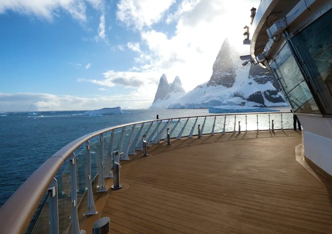 Deck of the Sylvia Earle, Antarctic Vessel, Antarctica