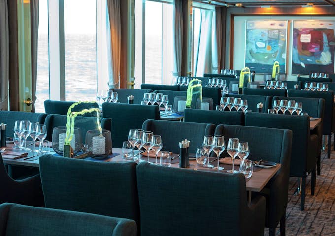 The Lindstrøm Restaurant on the MS Fram, an Antarctic cruise ship 
