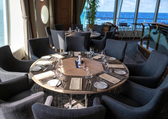 Aune Restaurant on MS Fram in Antarctica