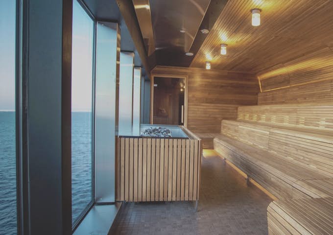 Roald Amundsen's sauna in Antarctica 
