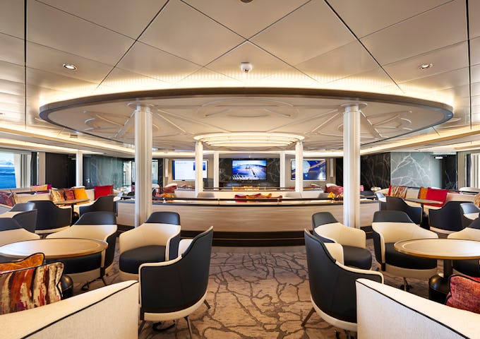 The Antarctic ship Douglas Mawson's lecture theatre