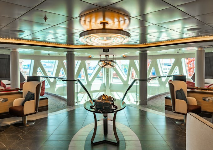 The library on board the Antarctic ship Doulgas Mawson