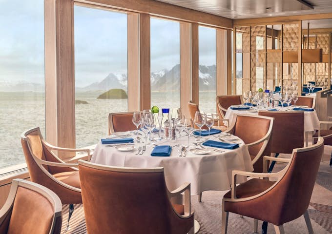 Dining room onboard NG Endurance, Antarctic Vessel