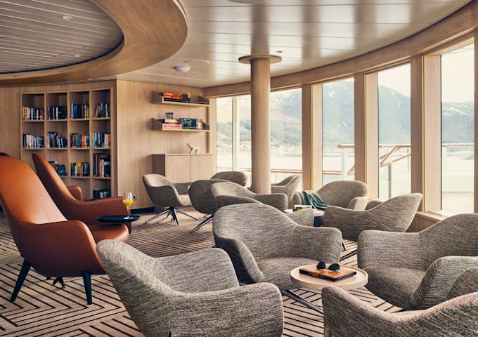 Library onboard NG Endurance, Antarctic Vessel