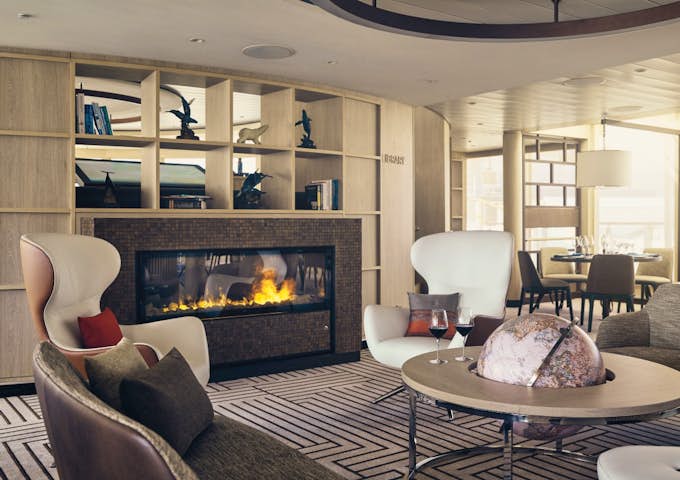 Lounge onboard NG Endurance, Antarctic Vessel