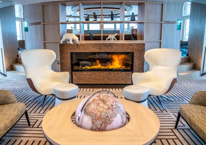 Lounge onboard NG Endurance, Antarctic Vessel