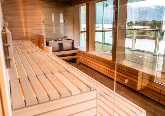 Sauna onboard NG Endurance, Antarctic Vessel