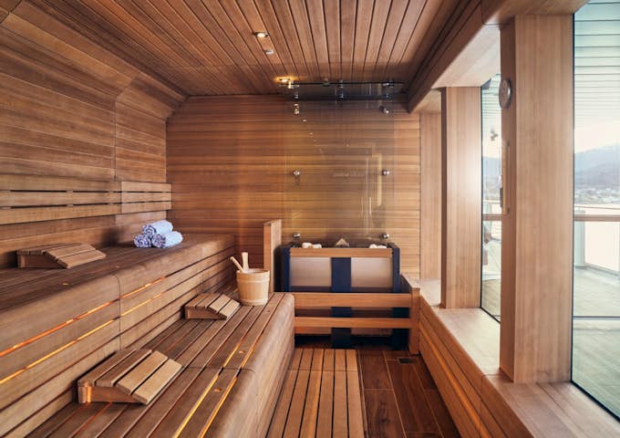 Sauna onboard NG Endurance, Antarctic Vessel