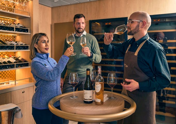 Wine tasting onboard NG Endurance, Antarctic Vessel