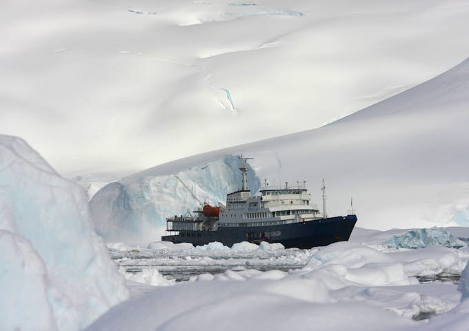 Plancius Ship, Antarctica