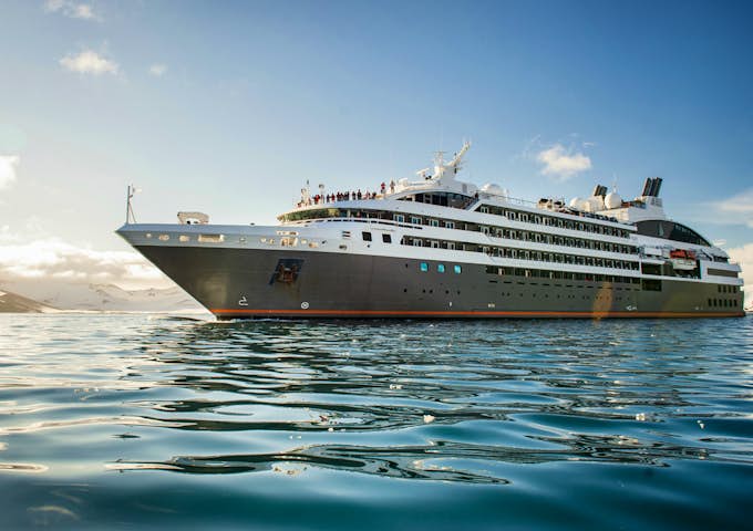 Expedition vessel in Antarctica, L'Austral cruise ship