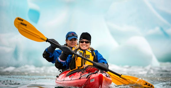 Kayaking in Antarctica