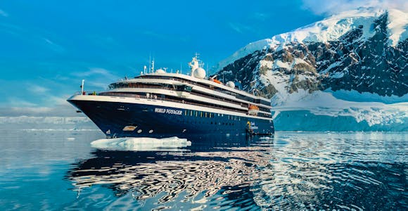The Antarctic World Voyager ship 