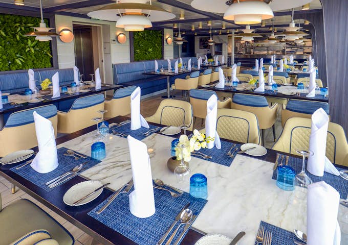 Ocean Explorer Antarctic ship's Compass Restaurant 