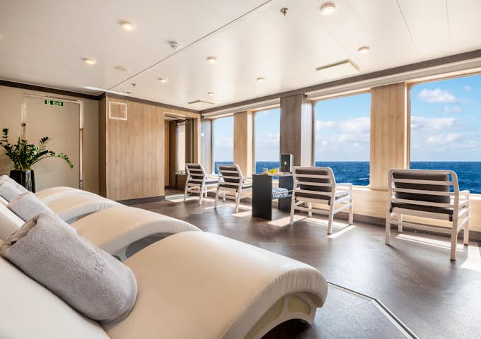 The spa on the Antarctic World Voyager ship 