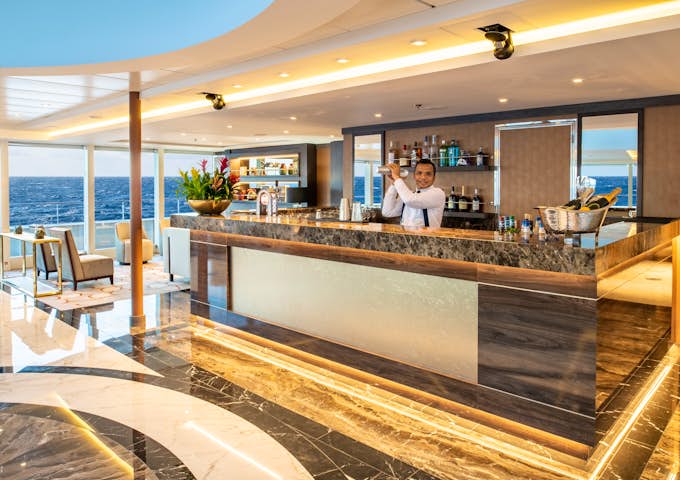 World Voyager's observation lounge bar