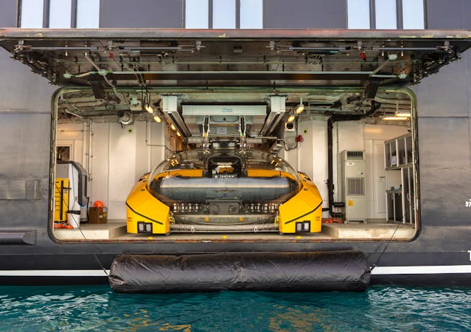 The Scenic Neptune II Submersible onboard the Scenic Eclipse II