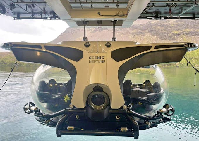 The Scenic Neptune Submersible onboard the Scenic Eclipse