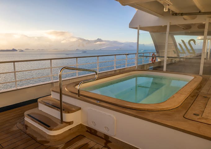 The SH Minerva expedition ship's Jacuzzi