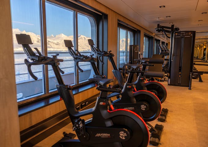 The SH Minerva expedition ship's gym