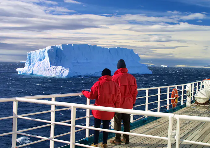 Iceberg spotting in Antarctica
