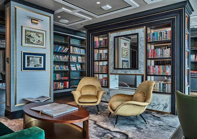 Polar Library onboard SIlver Endeavour, Antarctic Vessel