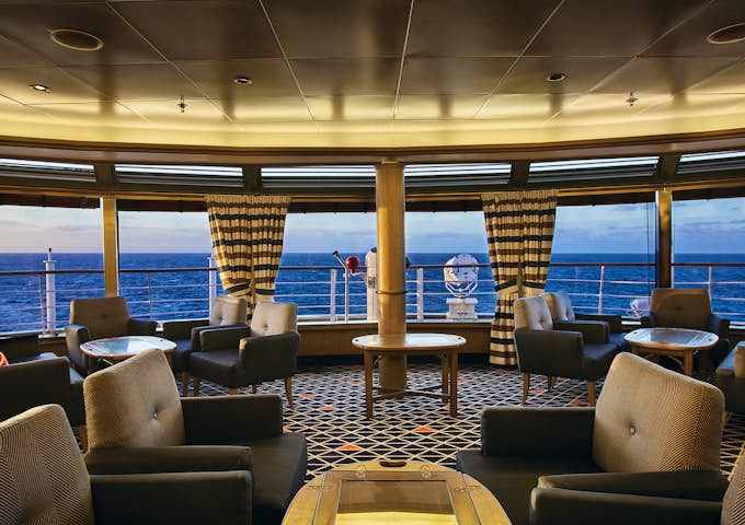 Observation lounge onboard Silver Wind, Antarctic vessel