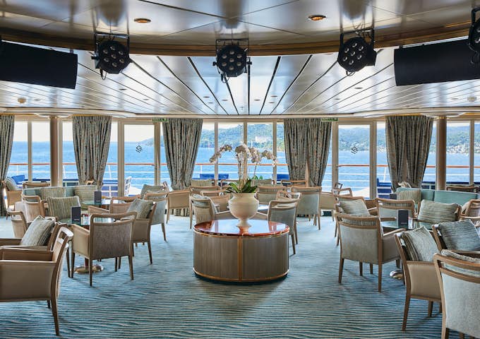 Panorama Lounge onboard Silver Wind, Antarctic vessel