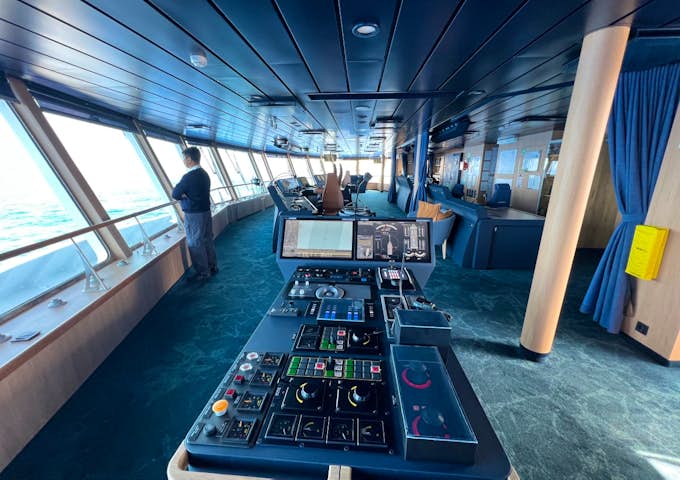 Bridge onboard SH Vega, Antarctic Vessel