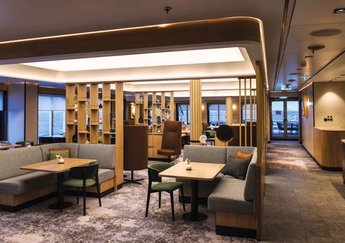 Club Lounge onboard SH Diana, Antarctic vessel
