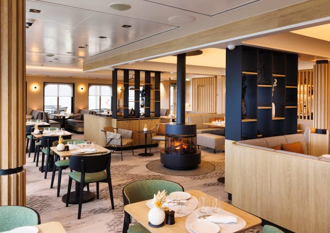 Club Lounge onboard SH Vega, Antarctic vessel