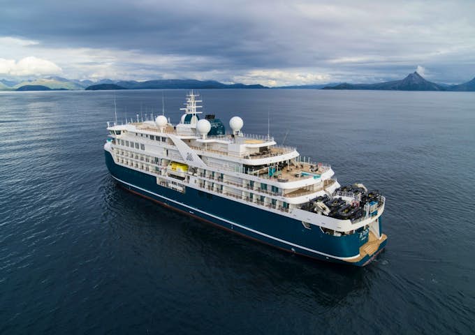 Exterior of SH Vega, Antarctic vessel