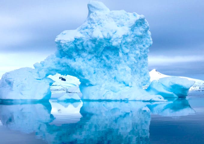 Amazing iceberg and reflection taken by Ian on recce