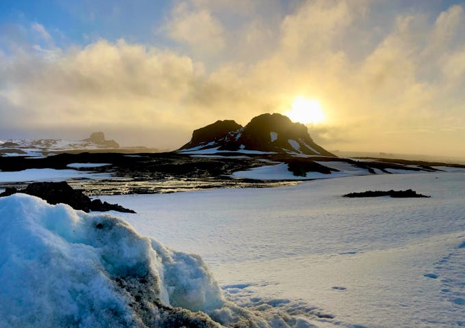 Sunset in Antarctica