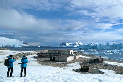 Stonington Island in Marguerite Bay, south of the Antarctic Circle