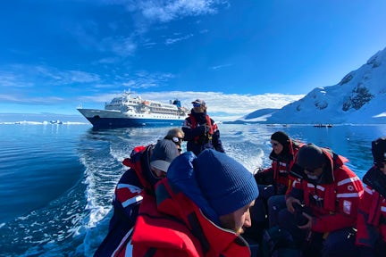Zodiac cruising from Seaventure