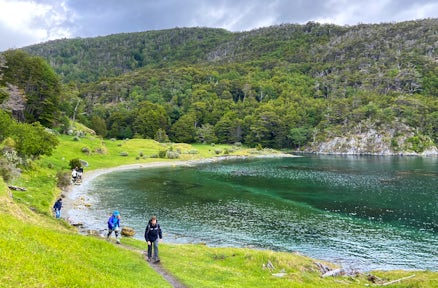 Hikers in Tierra del Fuego National Park