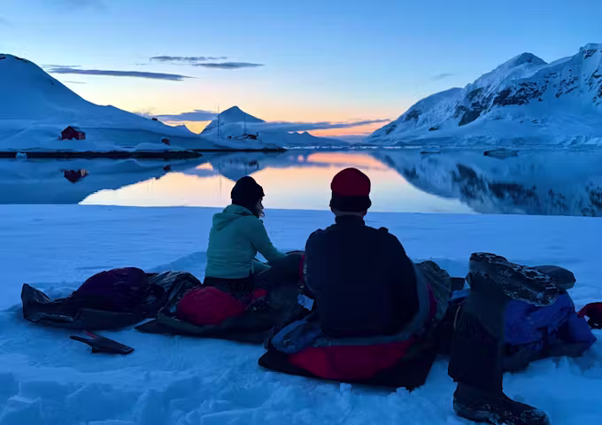 Camping in the snows of mid-November in Antarctica