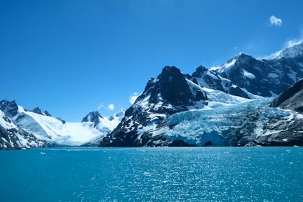 Glaciers at Drygalski Ford in South Georgia 