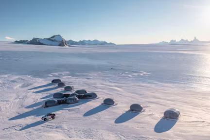 Echo Camp in the Antarctic Interior