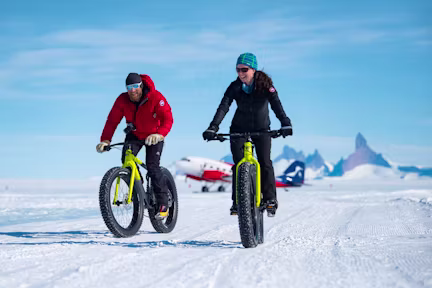Mountain biking in the Antarctic Interior